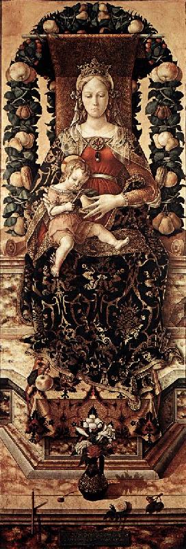 CRIVELLI, Carlo The Madonna of the Taper dfg oil painting image